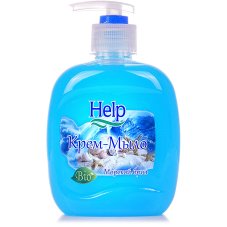Мыло жидкое 300мл морской бриз HELP